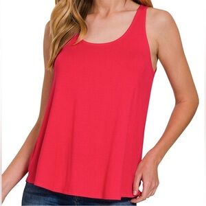 Zenana Outfitters Ruby Sleeveless “Tulum” Relaxed Tank Top